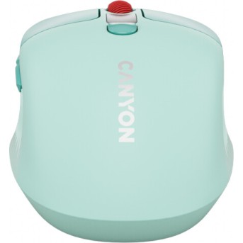 CANYON mouse MW-26 LCD Silent Dual Mode Wireless Green в Metoo.kz - Metoo (5)