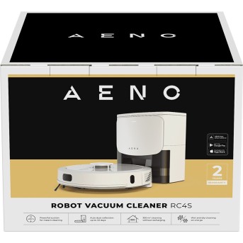 AENO Robot Vacuum Cleaner RC4S: wet & dry cleaning, smart control AENO App, HEPA filter, 2-in-1 tank - Metoo (15)