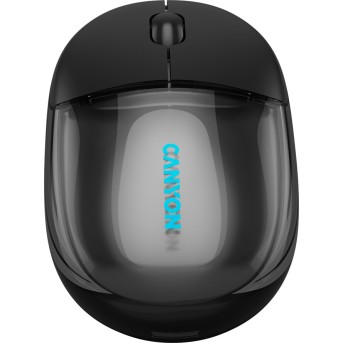 CANYON mouse OnClick 24 BT/ Wireless Transparent/Black в Metoo.kz - Metoo (2)