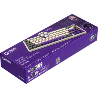 LORGAR KBP70MW, Wireless 65% Mechanical Gaming Keyboard Pro, Beige, EN/RU layout в Metoo.kz - Metoo (10)