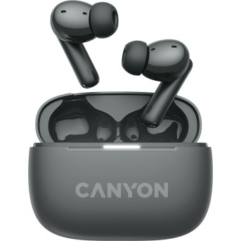 CANYON OnGo TWS-10 ANC+ENC, Bluetooth Headset, microphone, BT v5.3 BT8922F, Frequence Response:20Hz-20kHz, battery Earbud 40mAh*2+Charging case 500mAH, type-C cable length 24cm,size 63.97*47.47*26.5mm 42.5g, Black - Metoo (1)