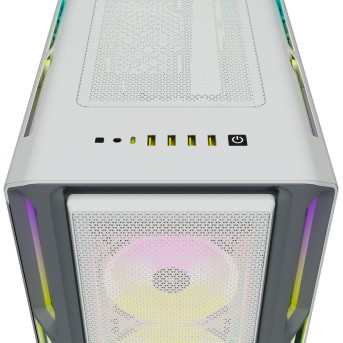 Corsair iCUE 5000T RGB Tempered Glass Mid-Tower Smart Case, White, EAN: 0840006645184 - Metoo (3)