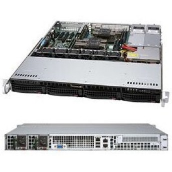 Supermicro Chassis CSE-813MF2TQC-R804CB, 1U, 4 x 3.5" hot swap bays, 1 x FHFL expansion slot, 800W Platinum RPS - Metoo (1)