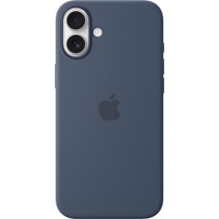 iPhone 16 Plus Silicone Case with MagSafe - Denim,Model A3314
