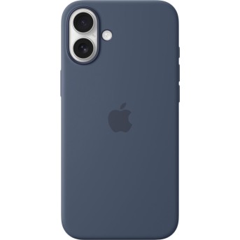 iPhone 16 Plus Silicone Case with MagSafe - Denim,Model A3314 - Metoo (1)