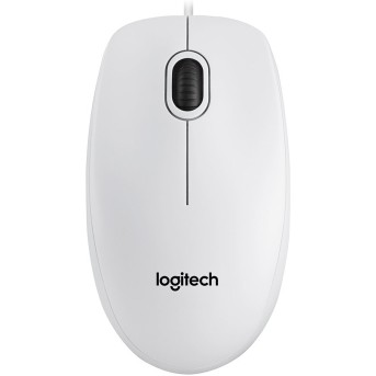 Мышь Logitech B100 White - Metoo (1)