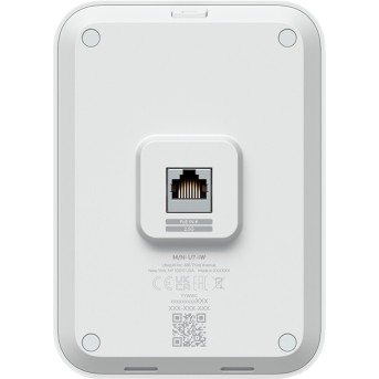 Ubiquiti UniFin U70IW Wall mounted WiFi 7 AP with 4 spatial streams and an integreated 2.5GbE PoE switch desined for hospitality enviorments в Metoo.kz - Metoo (2)