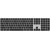 Magic Keyboard with Touch ID and Numeric Keypad for Mac models with Apple silicon - Black Keys - Russian,Model A2520 - Metoo (1)