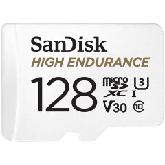 SANDISK 128GB MAX ENDURANCE microSDHC Card with Adapter