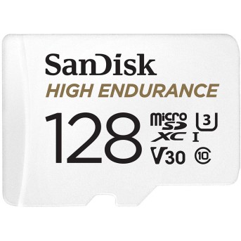 SANDISK 128GB MAX ENDURANCE microSDHC Card with Adapter - Metoo (1)