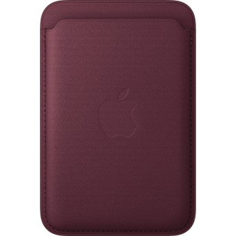 iPhone FineWoven Wallet with MagSafe - Burgundy, Model A3537 в Metoo.kz - Metoo (4)