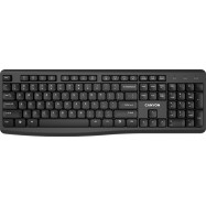 Wireless Chocolate Standard Keyboard ,105 keys, slim design with chocolate key caps,black ,Size34.2*145.4*27.2mm,440g RU layout