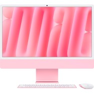 24-inch iMac with Retina 4.5K display: Apple M4 chip with 10‑core CPU and 10‑core GPU, 16GB, 256GB SSD - Pink,Model A3137