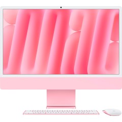 24-inch iMac with Retina 4.5K display: Apple M4 chip with 10‑core CPU and 10‑core GPU, 16GB, 256GB SSD - Pink,Model A3137