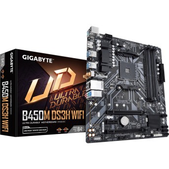 GIGABYTE MB AM4 B450 4 x DDR4 1 x M.2 4 x SATA 1 x HDMI Micro ATX - Metoo (1)