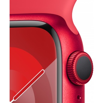 Apple Watch Series 9 GPS 41mm (PRODUCT)RED Aluminium Case with (PRODUCT)RED Sport Band - S/<wbr>M,Model A2978 - Metoo (11)