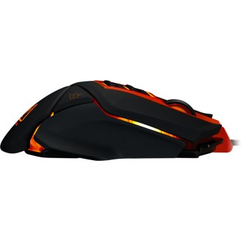 CANYON Optical gaming mouse, adjustable DPI setting 800/<wbr>1600/<wbr>2400/<wbr>3200/<wbr>4800/<wbr>6400, LED backlight, moveable weight slot and retractable top cover for comfortable usage, Black rubber, cable length 1.70m, 137*90*42mm, 0.154kg(replacement) - Metoo (2)