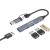 CANYON hub DS-02 4in1 USB-A/C Grey в Metoo.kz - Metoo (4)