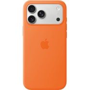 iPhone 17 Pro Max Silicone Case with MagSafe - Orange,Model A3560