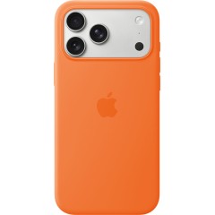 iPhone 17 Pro Max Silicone Case with MagSafe - Orange,Model A3560..