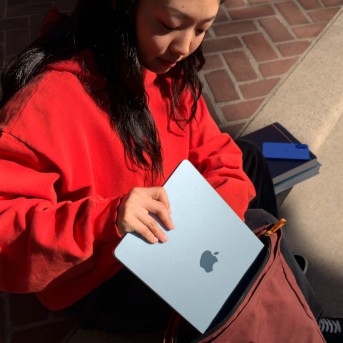13-inch MacBook Air: Apple M4 chip with 10-core CPU and 10-core GPU, 24GB, 512GB SSD - Sky Blue,Model A3240 в Metoo.kz - Metoo (10)