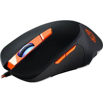 Wired Gaming Mouse with 6 programmable buttons, Pixart optical sensor, 4 levels of DPI and up to 3200, 5 million times key life, 1.65m Braided USB cable,rubber coating surface and colorful RGB lights, size:130*75*40mm, 140g - Metoo (4)