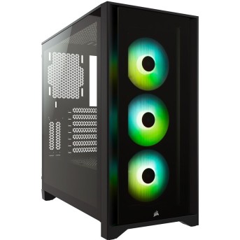 Corsair iCUE 4000X RGB Tempered Glass Mid-Tower, Black - Metoo (1)