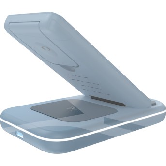CANYON wireless charger WS-304 15W 3in1 Blue в Metoo.kz - Metoo (5)