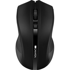 CANYON 2.4GHz wireless Optical Mouse with 4 buttons, DPI 800/<wbr>1200/<wbr>1600, Black, 122*69*40mm, 0.067kg