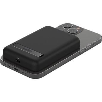 BELKIN 5K MAGNETIC WIRELESS POWER BANK + KICK STAND, BLACK в Metoo.kz - Metoo (3)