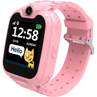 Kids smartwatch, 1.54 inch colorful screen, Camera 0.3MP, Mirco SIM card, 32+32MB, GSM(850/<wbr>900/<wbr>1800/<wbr>1900MHz), 7 games inside, 380mAh battery, compatibility with iOS and android, red, host: 54*42.6*13.6mm, strap: 230*20mm, 45g - Metoo (2)