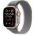 Apple Watch Ultra 2 GPS + Cellular, 49mm Titanium Case with Green/<wbr>Grey Trail Loop - M/<wbr>L,Model A2986 - Metoo (8)