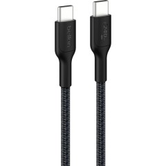 BELKIN C - C CBL 240W 2.0, BRAIDED PCR, 2M, BLACK..