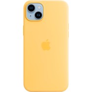 iPhone 14 Plus Silicone Case with MagSafe - Sunglow,Model A2911