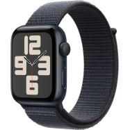 Apple Watch SE 2024 GPS 40mm Midnight Aluminium Case with Ink Sport Loop,Model A2722