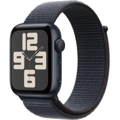 Apple Watch SE 2024 GPS 40mm Midnight Aluminium Case with Ink Sport Loop,Model A2722
