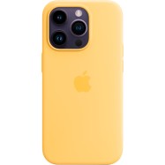 iPhone 14 Pro Silicone Case with MagSafe - Sunglow,Model A2912