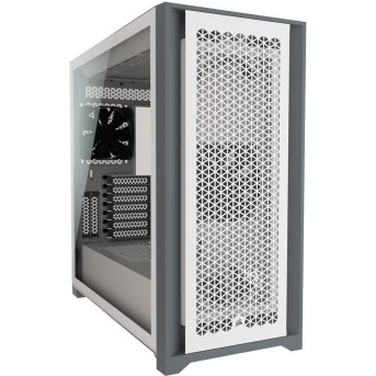 Corsair 5000D AIRFLOW Tempered Glass Mid-Tower, White - Metoo (1)