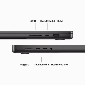 16-inch MacBook Pro: Apple M3 Max chip with 14‑core CPU and 30‑core GPU, 1TB SSD - Space Black,Model A2991 - Metoo (10)