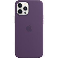 iPhone 12 Pro Max Silicone Case with MagSafe - Amethyst, Model A2498