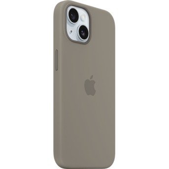 iPhone 15 Silicone Case with MagSafe - Clay,Model A3123 - Metoo (2)