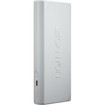 CANYON Power bank 13000mAh built-in Lithium-ion battery, max output 5V2.4A, input 5V2A. White - Metoo (1)