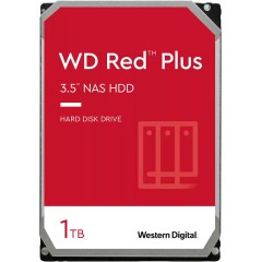HDD NAS WESTERN DIGITAL Red Plus (3.5", 1TB, 64MB, SATA III-600)