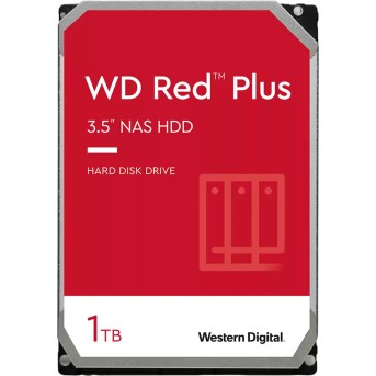 HDD NAS WESTERN DIGITAL Red Plus (3.5", 1TB, 64MB, SATA III-600) - Metoo (1)