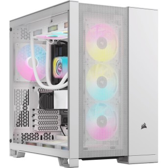 Corsair 6500D Airflow Tempered Glass Mid-Tower, White - Metoo (1)