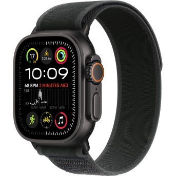 49mm Black Trail Loop - S/<wbr>M - Black Titanium Finish - Metoo (2)