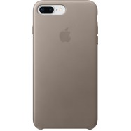 Чехол для смартфона Apple iPhone 8 Plus / 7 Plus Кожаный Темносерый