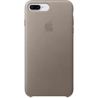 Чехол для смартфона Apple iPhone 8 Plus / 7 Plus Кожаный Темносерый - Metoo (1)