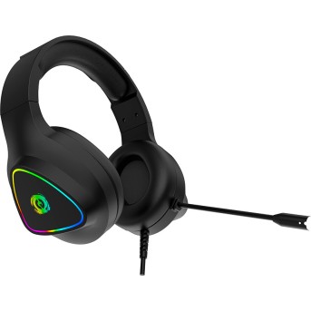 CANYON Shadder GH-6, RGB gaming headset with Microphone, Microphone frequency response: 20HZ~20KHZ, ABS+ PU leather, USB*1*3.5MM jack plug, 2.0M PVC cable, weight: 300g, Black - Metoo (2)