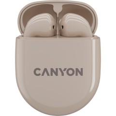 CANYON headset TWS-6 Beige..